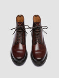 VOLCOV 012 - Burgundy Leather Lace-Up Boots Officine Creative - 2