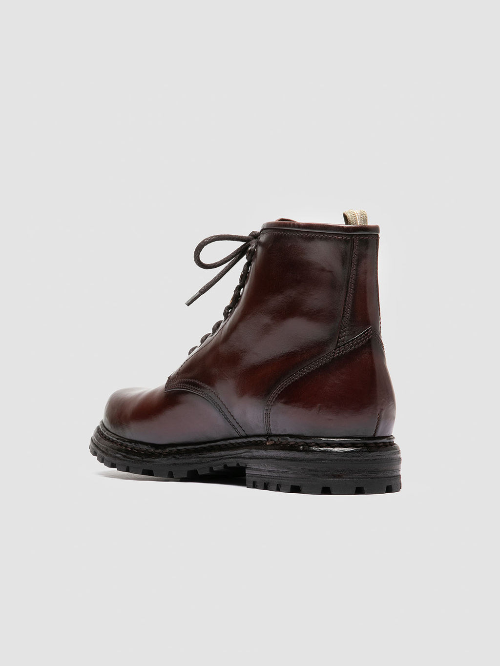VOLCOV 012 - Burgundy Leather Lace-Up Boots Officine Creative - 4