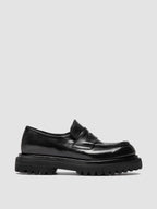 WISAL DD 101 - Schwarze Penny-Loafer aus Leder
