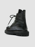 WISAL DD 105 - Black Leather Lace Up Boots