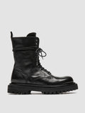 WISAL DD 106 - Black Leather Zip Boots - thumb image 1,side view