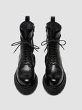 WISAL DD 106 - Black Leather Zip Boots - thumb image 2,side view