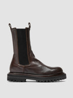 WISAL DD 107 - Braune Chelsea-Stiefel aus Leder