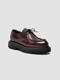 WISAL DD 125 - Braune Derby-Schuhe aus Leder - thumb image 3,side view