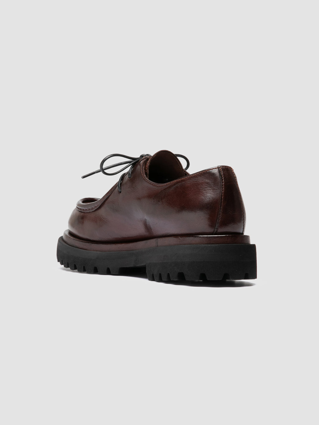 WISAL DD 125 - Braune Derby-Schuhe aus Leder - image 4,side view