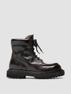 WISAL DD 126 - Brown Leather Lace Up Boots