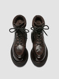 WISAL DD 126 - Brown Leather Lace Up Boots - thumb image 2,side view
