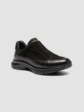 ZODIAC 001 - Black Suede and Leather Sneakers Officine Creative - 3