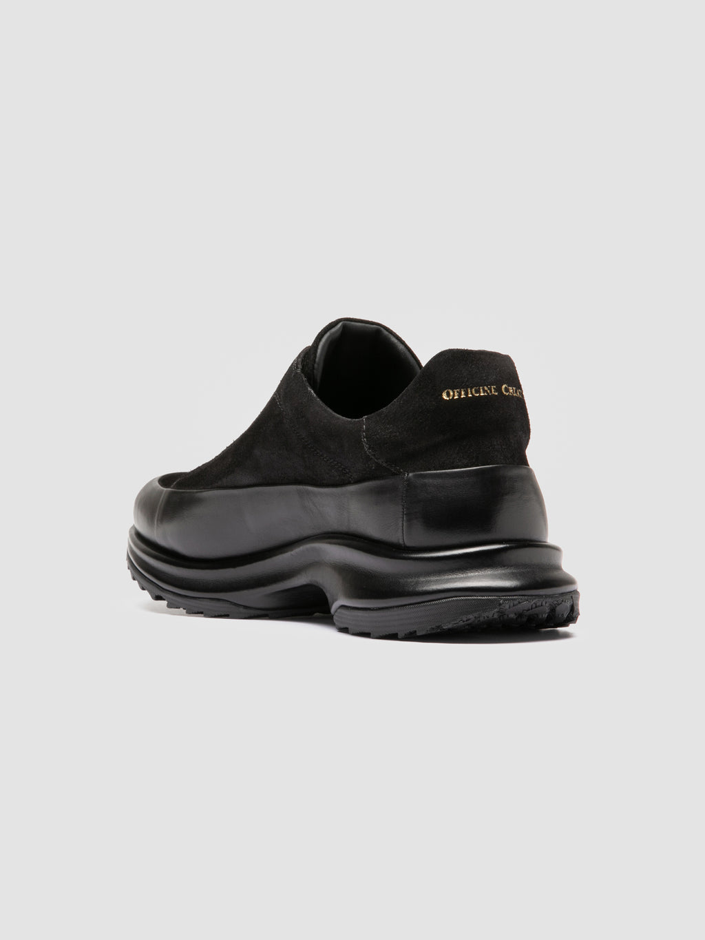 ZODIAC 001 - Black Suede and Leather Sneakers Officine Creative - 4