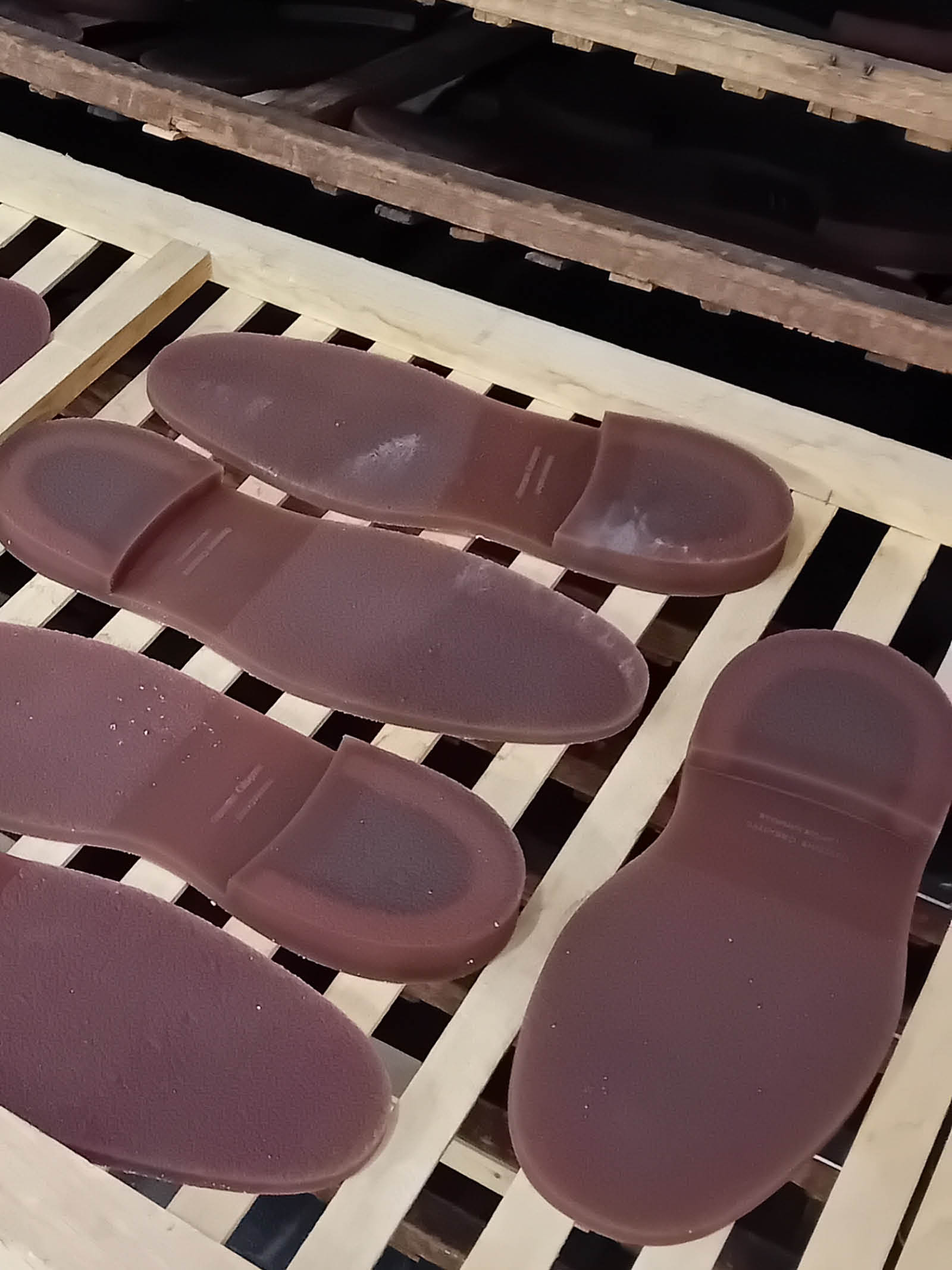 Officine Creative - rubber soles crafting process