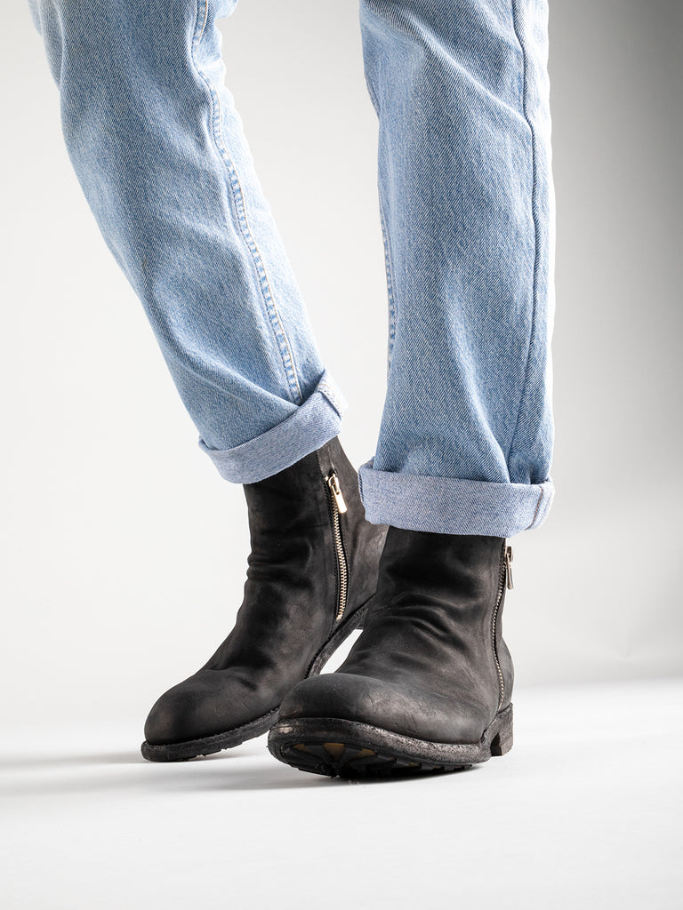 ARBUS 029 - Black Nubuck Ankle Boots Men Officine Creative - 6