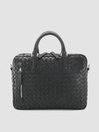 ARMOR 011 - Black Woven Leather Bag  Officine Creative - 1