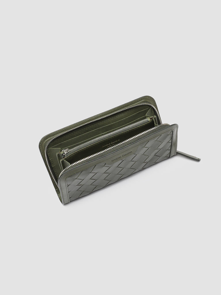 BERGE’ 101 - Green Leather wallet  Officine Creative - 6