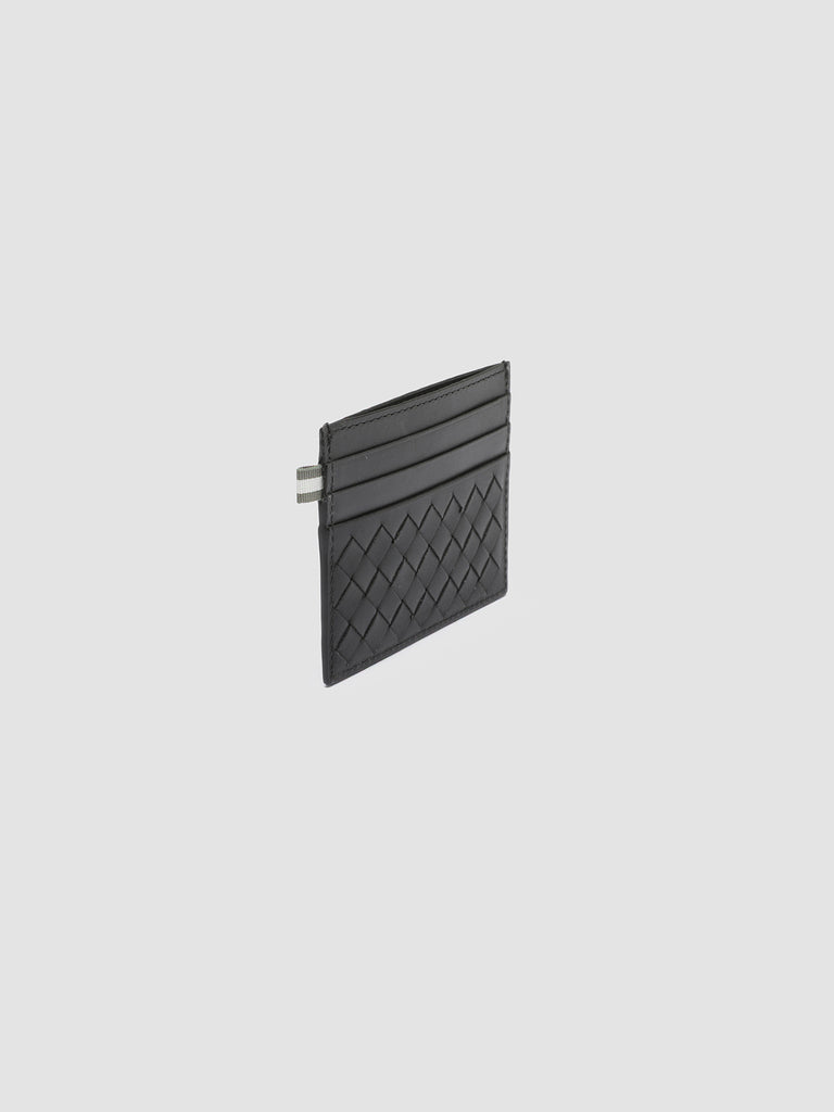 BOUDIN 122 - Black Leather Card Holder  Officine Creative - 4