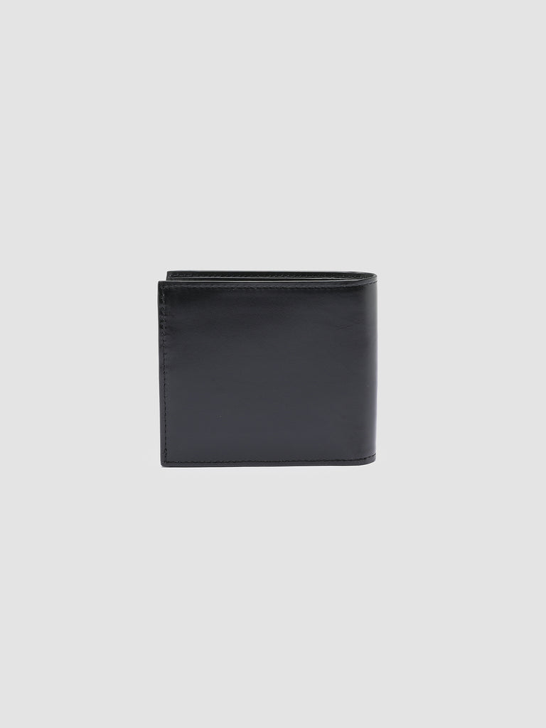 BOUDIN 23 - Black Leather Bifold Wallet  Officine Creative - 2