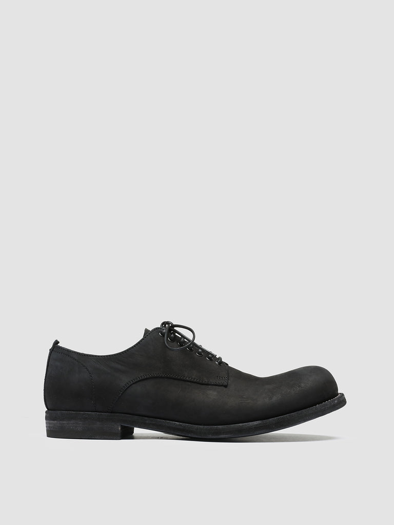 BUBBLE 001 - Black Suede Derby Shoes