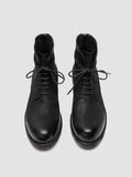 BULLA DD 102 - Black Leather Lace-up Boots Men Officine Creative - 2