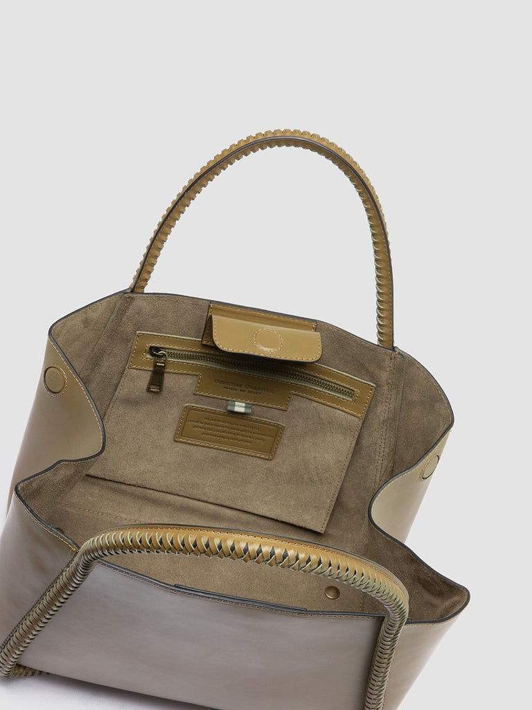 CABALA 101 - Green Leather Shoulder Bag