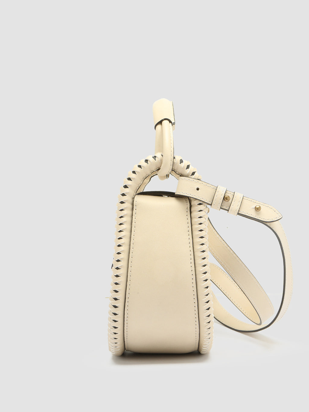 CABALA 105 - Ivory Leather Bag  Officine Creative - 3