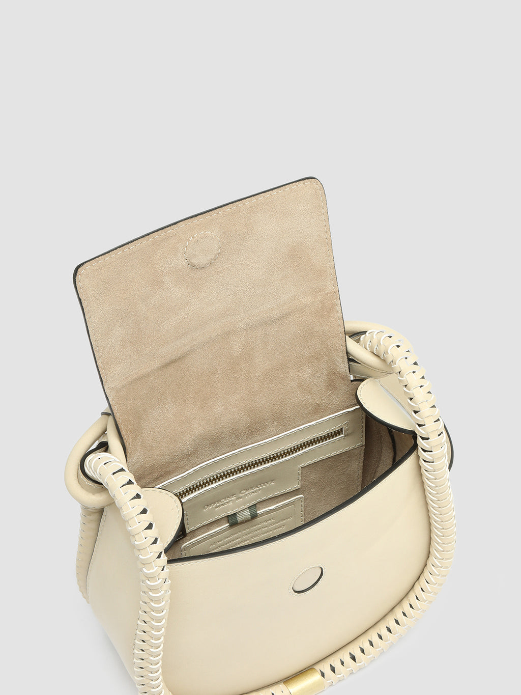 CABALA 105 - Ivory Leather Bag  Officine Creative - 6