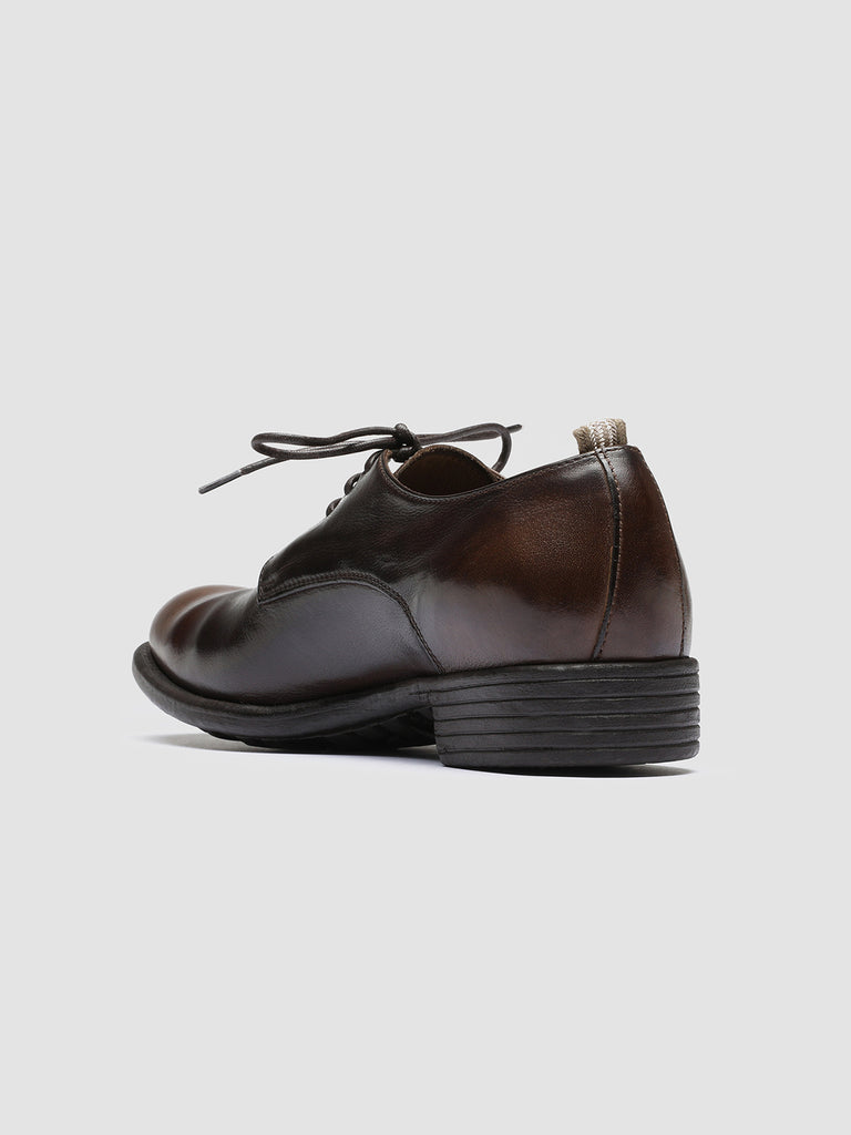 CALIXTE 001 - Brown Leather Derby Shoes Women Officine Creative - 4