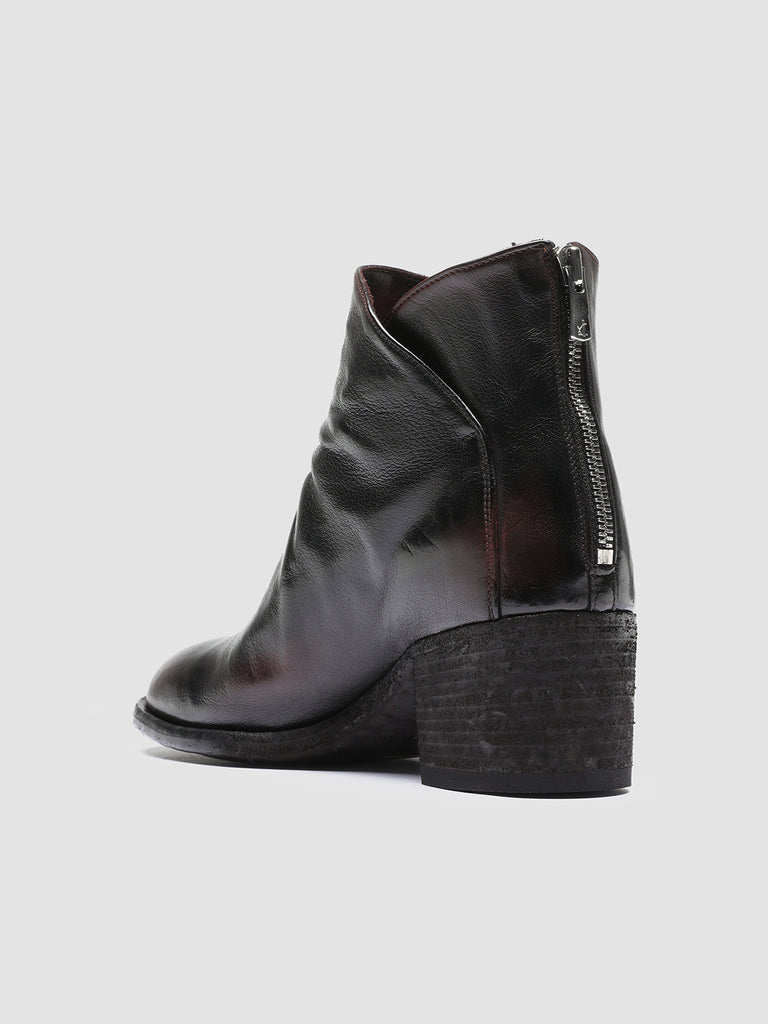 DENNER 100 - Black Leather Ankle Boots Women Officine Creative - 4