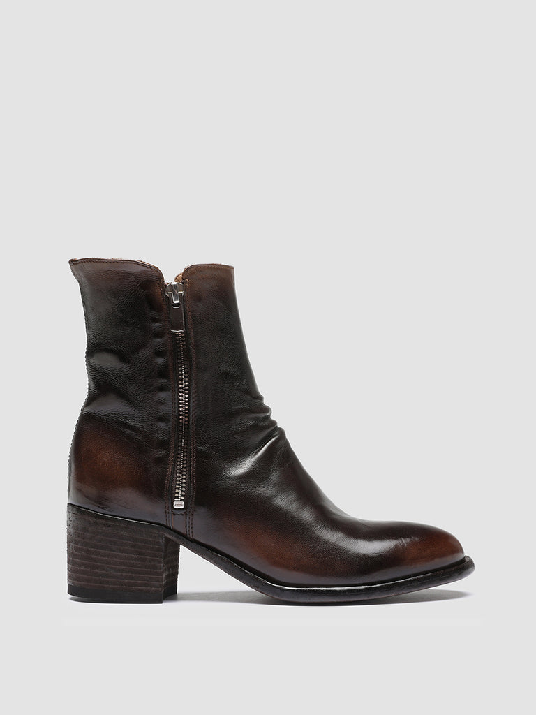 DENNER 103 - Brown Leather Ankle Boots