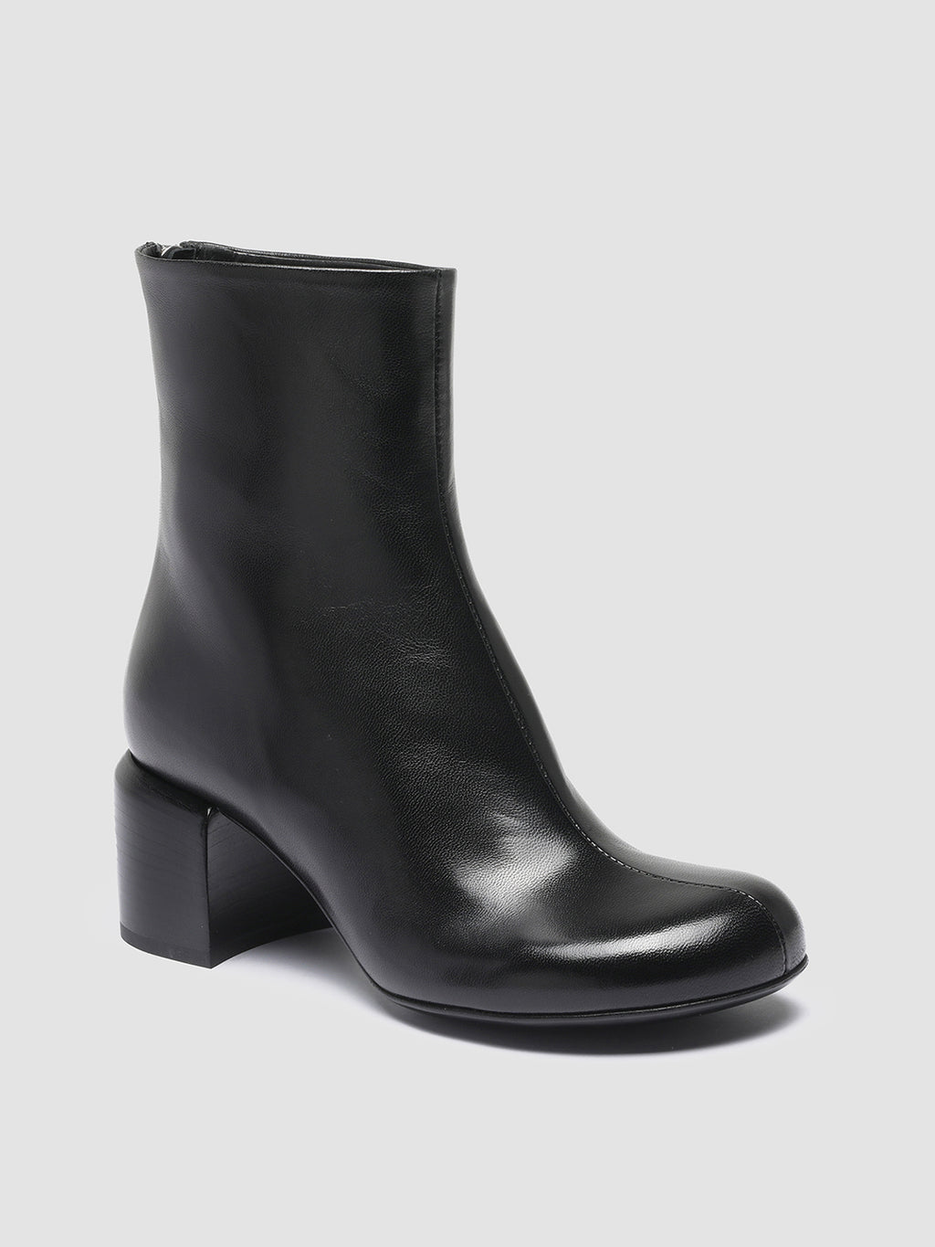 ETHEL 004 - Black Nappa leather Ankle Boots Women Officine Creative - 3