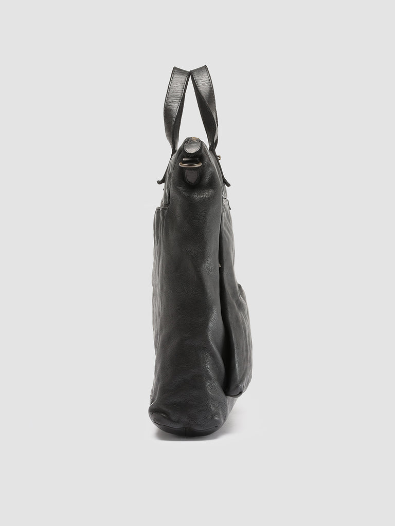 HELMET 27 - Black Leather Tote Bag  Officine Creative - 3