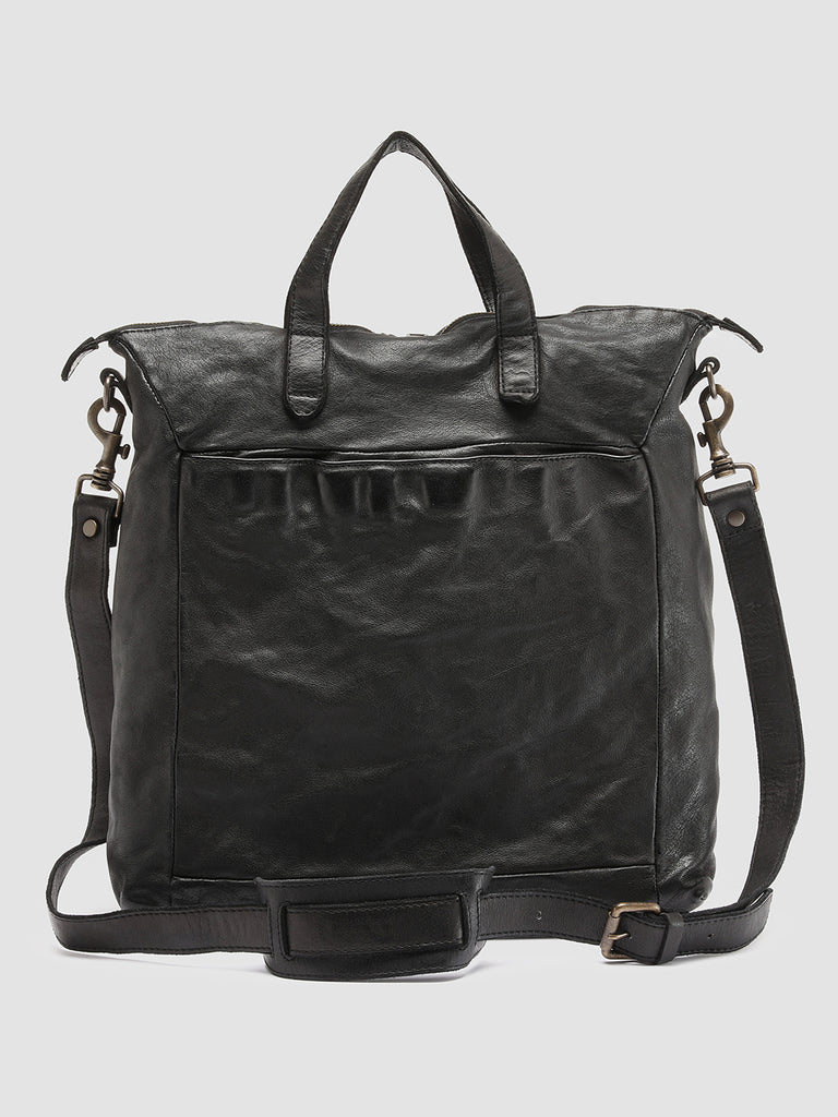 HELMET 27 - Black Leather Tote Bag  Officine Creative - 4