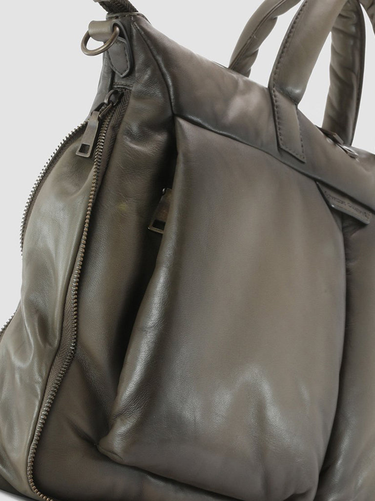 HELMET 33 - Green Leather bag