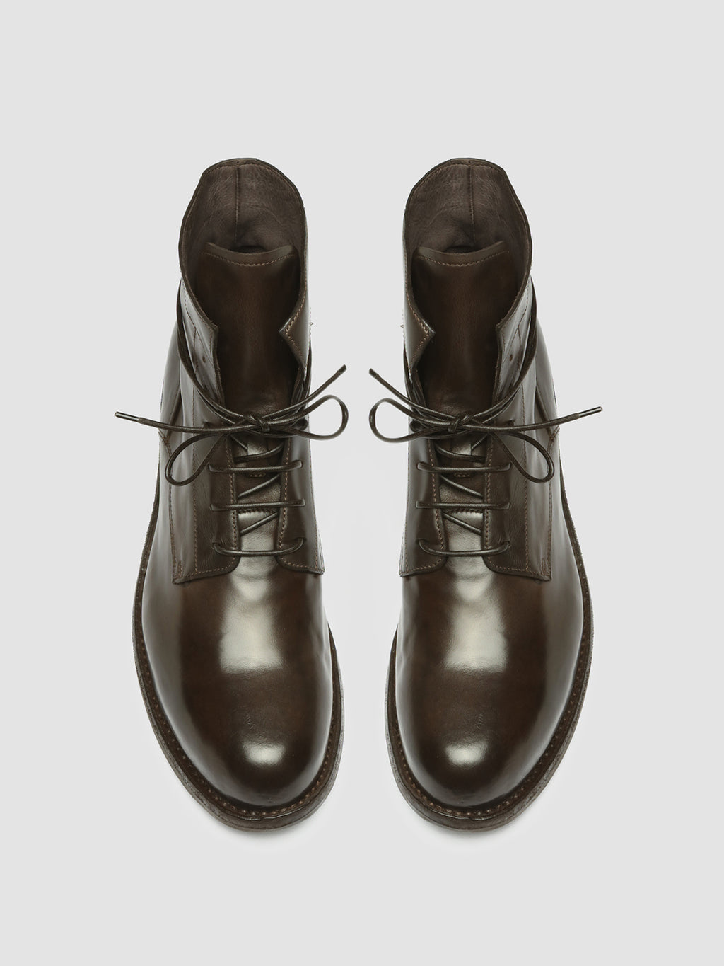 IKON 018 - Brown Leather Ankle Boots Men Officine Creative - 2