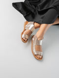 ITACA 039 - Taupe Leather Sandals Women Officine Creative - 7