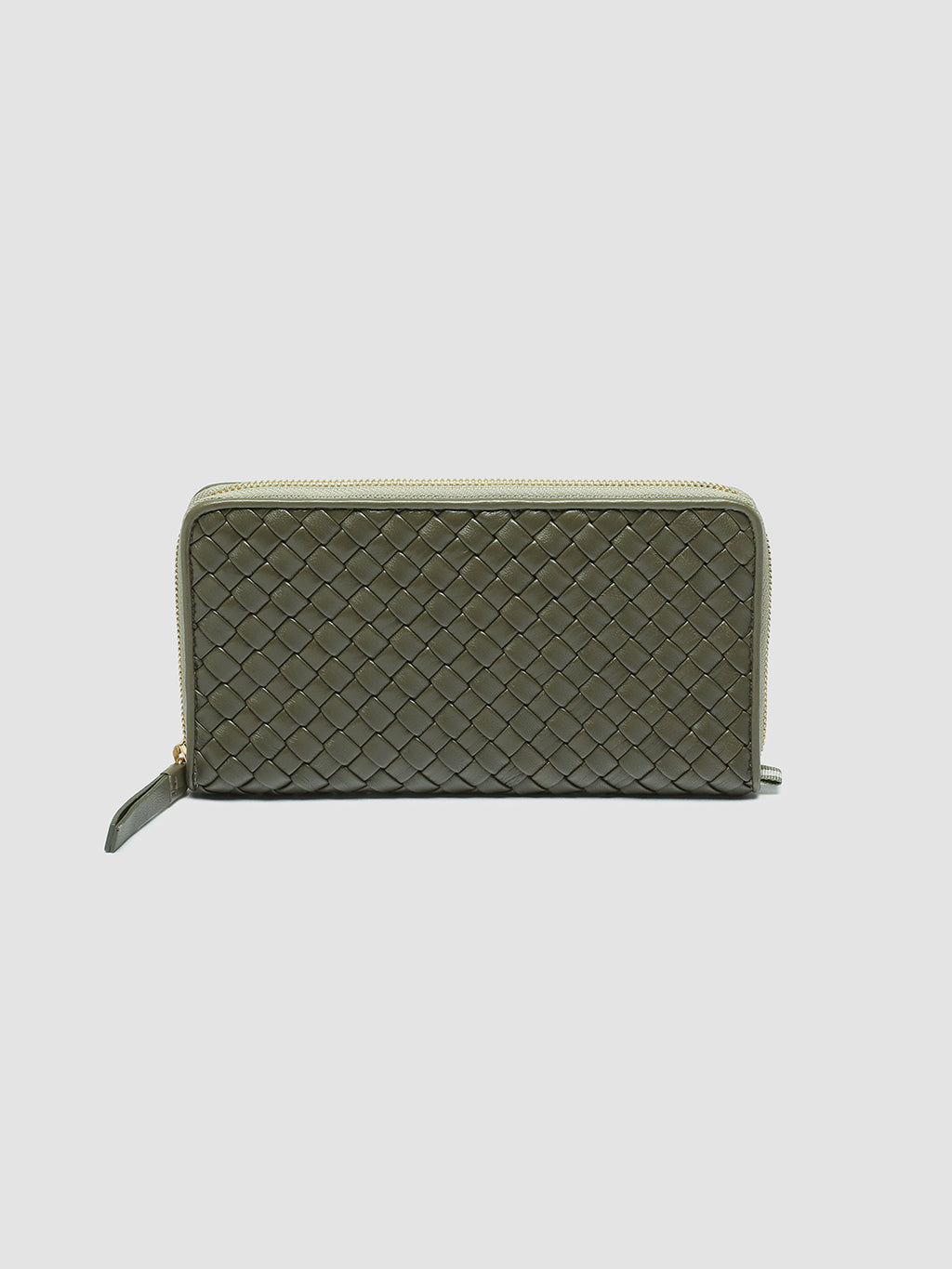 JULIET 101 - Green Leather Zip-Around Wallet  Officine Creative - 2