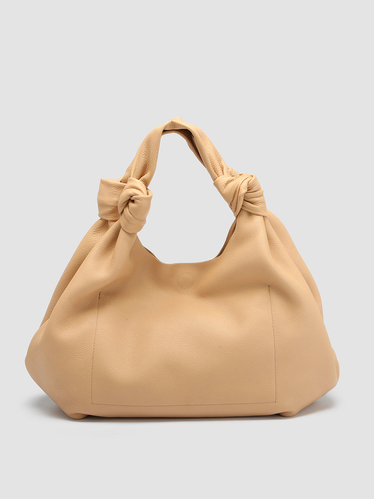 Pier Shoulder Bag in Pebbled Metallic Leather - Pewter – HOBO