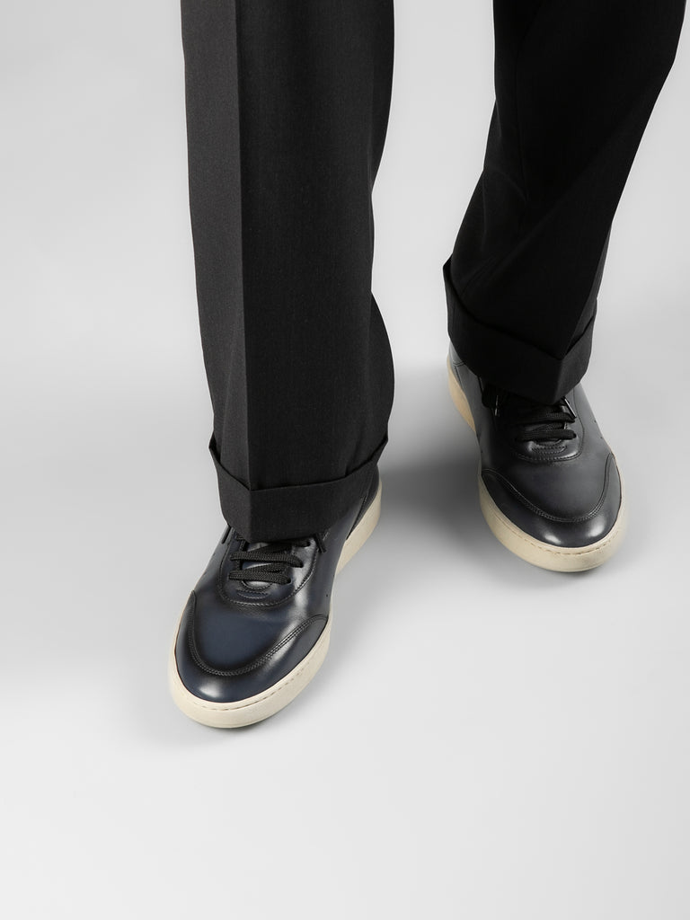 KRIS LUX 001 - Brown Leather Sneakers Men Officine Creative - 2