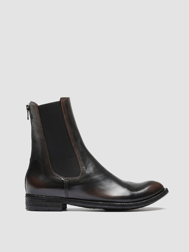 Women's black leather boots LEXIKON 073 – Officine Creative EU