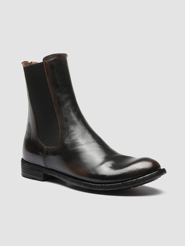 Women's black leather boots LEXIKON 073 – Officine Creative EU