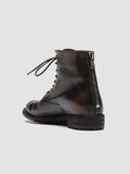 LEXIKON 123 - Brown Zipped Leather Ankle Boots Women Officine Creative - 4