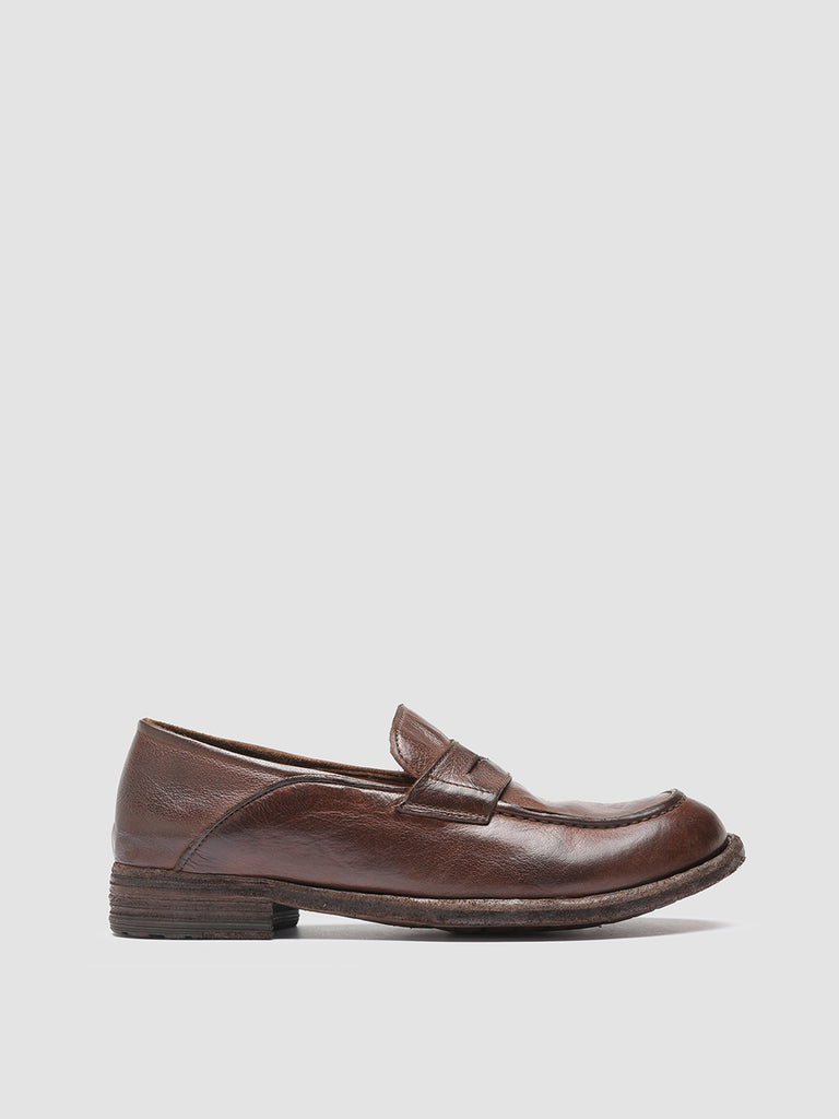 LEXIKON 140 - Brown Leather Penny Loafers