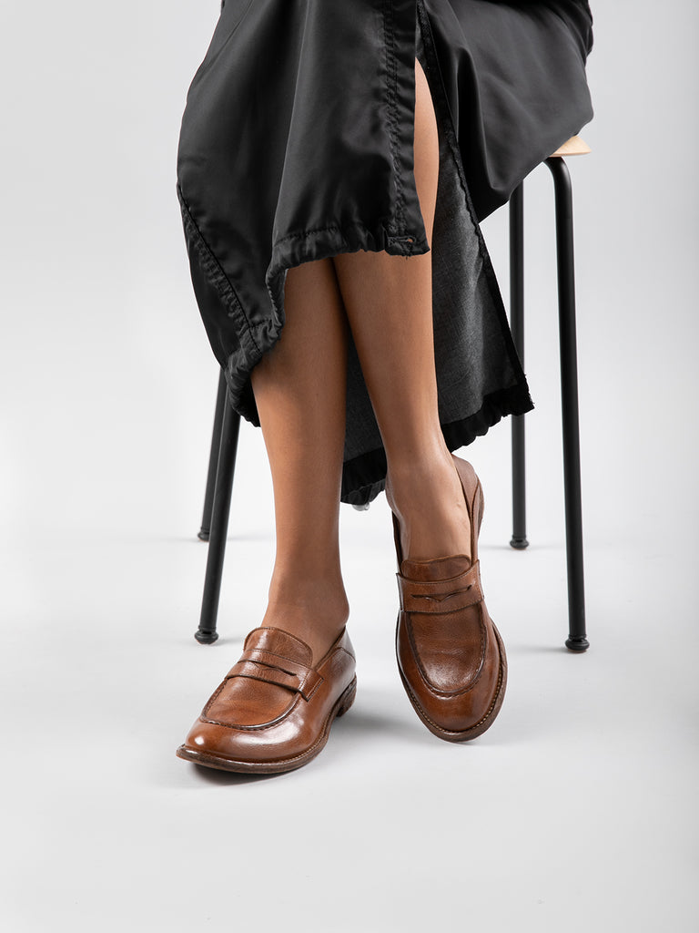 LEXIKON 516 - Black Leather Loafers Women Officine Creative - 6