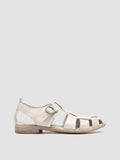 LEXIKON 536 - White Leather Sandals Women Officine Creative - 1