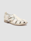 LEXIKON 536 - White Leather Sandals Women Officine Creative - 3