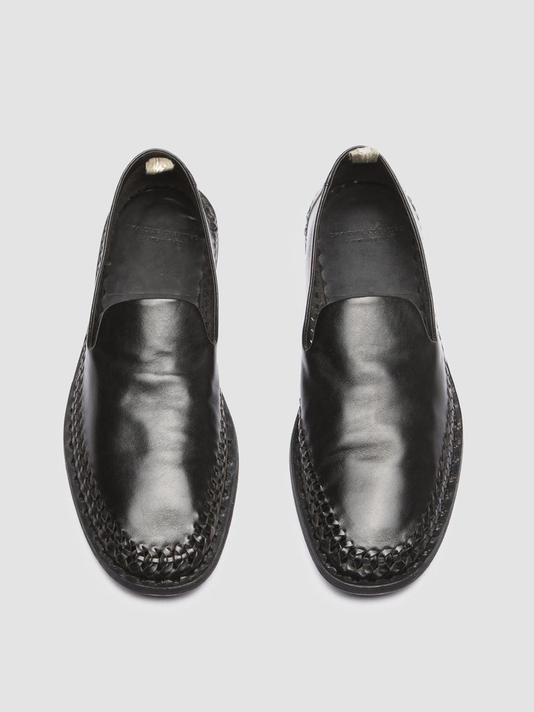 MILES 002 - Black Nappa leather loafers Men Officine Creative - 2