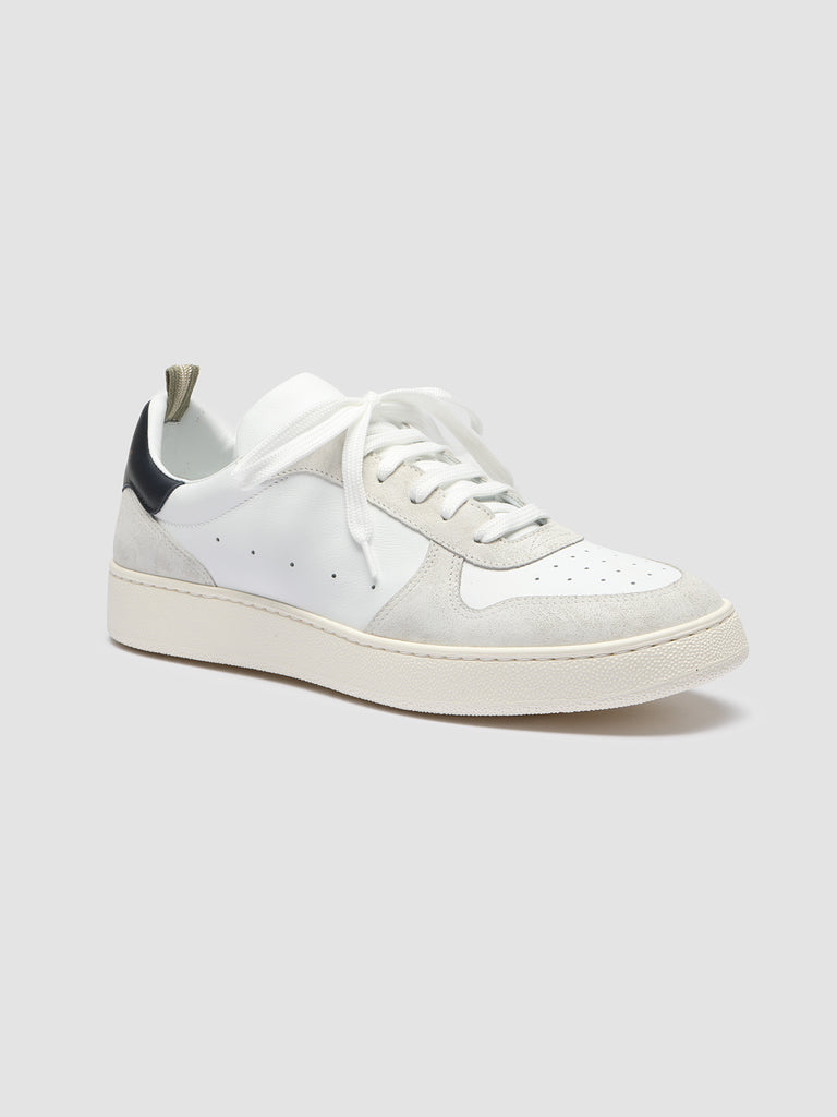 MOWER 008 - White Leather and Suede Sneakers Men Officine Creative - 3