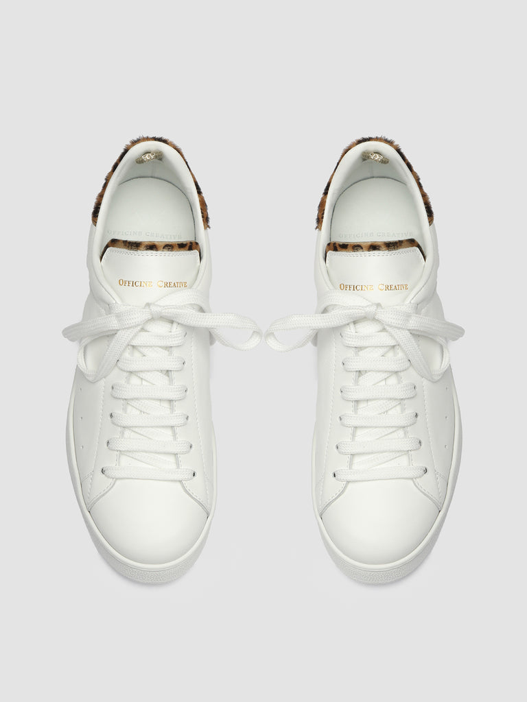 MOWER 105 - White Leather Sneakers Women Officine Creative - 2