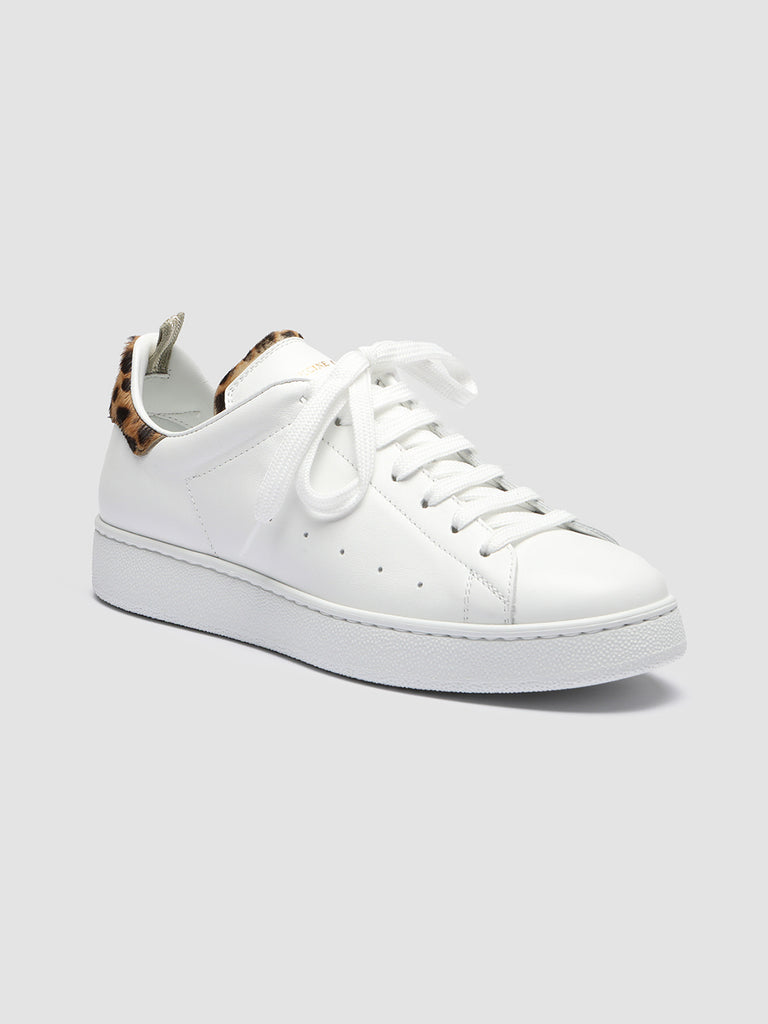 MOWER 105 - White Leather Sneakers Women Officine Creative - 3