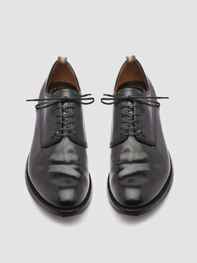 Men's Black Leather Derby Shoes: ANATOMIA 012 – Officine Creative EU