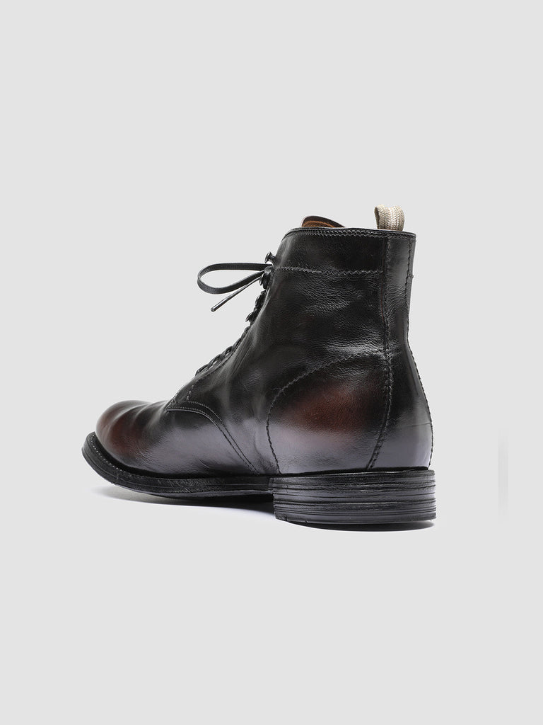 Men's Black Leather Boots ANATOMIA 013 – Officine Creative EU