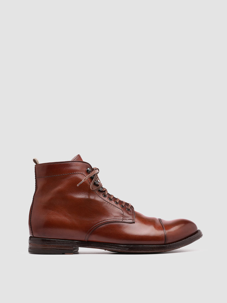 ANATOMIA 016 - Brown Leather Ankle Boots